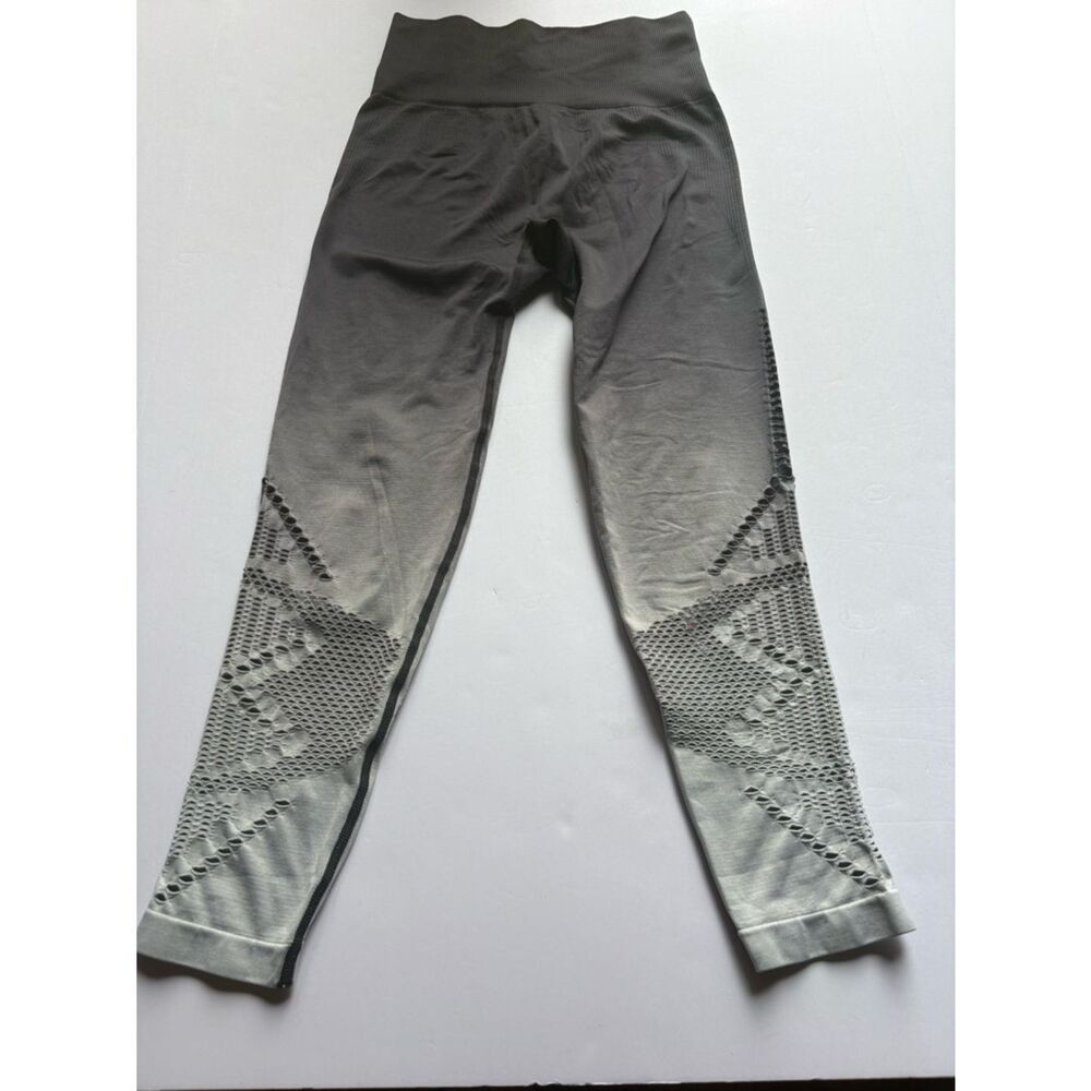 PINK Cool and Comfy Women's Leggings with Perforated Detail Gray Size Small